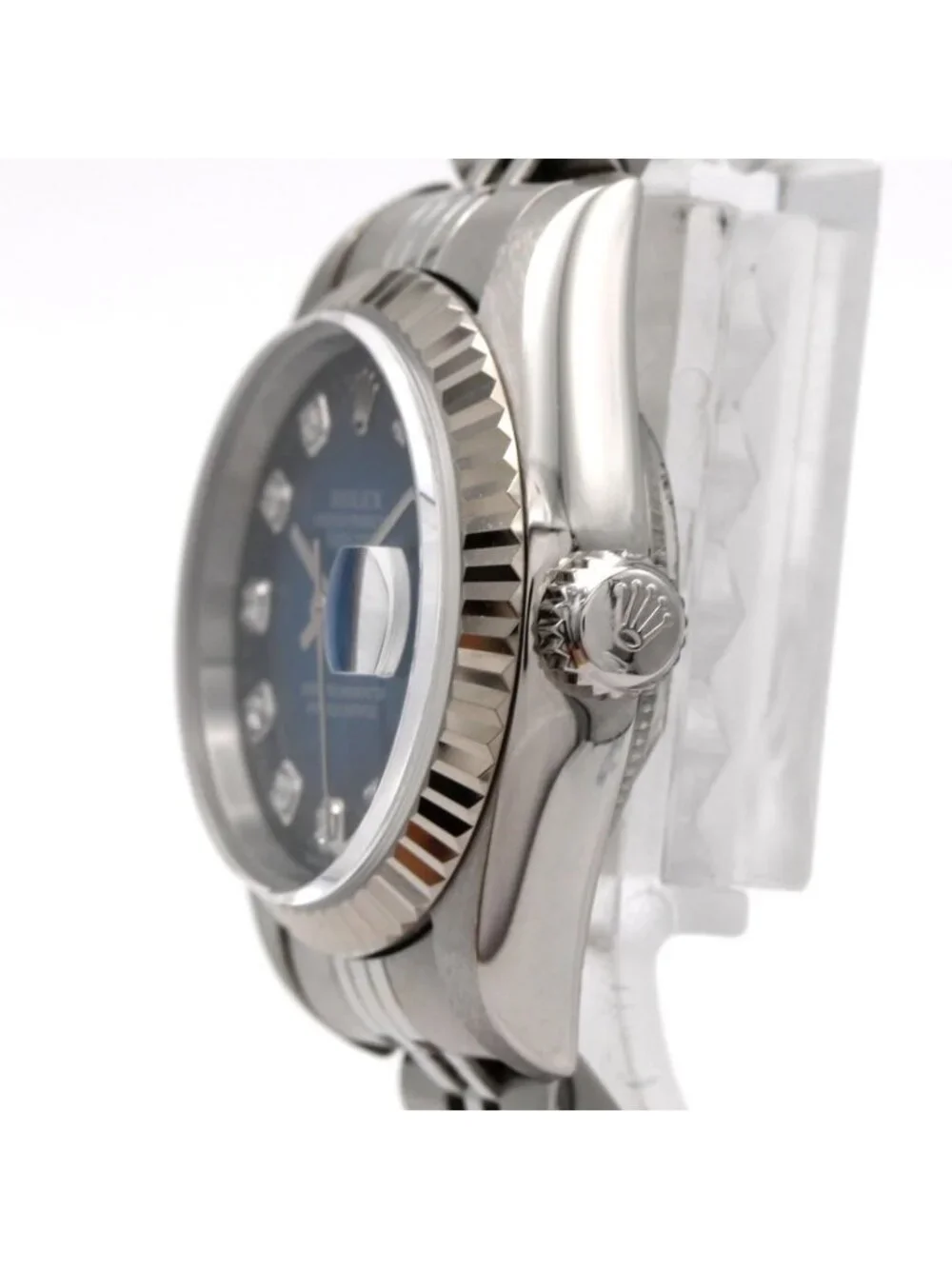 Rolex Datejust Stainless Steel White Gold Automatic